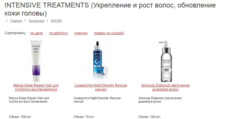 NIOXIN NIOXIN