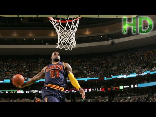 LeBron James Dunk vs Philadelphia 76ers 2016 HD