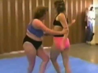 Woman vs Woman fit Wrestling