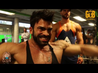 Sergi Constance - Shoulders workout with Denis Gusev - Germany 2016