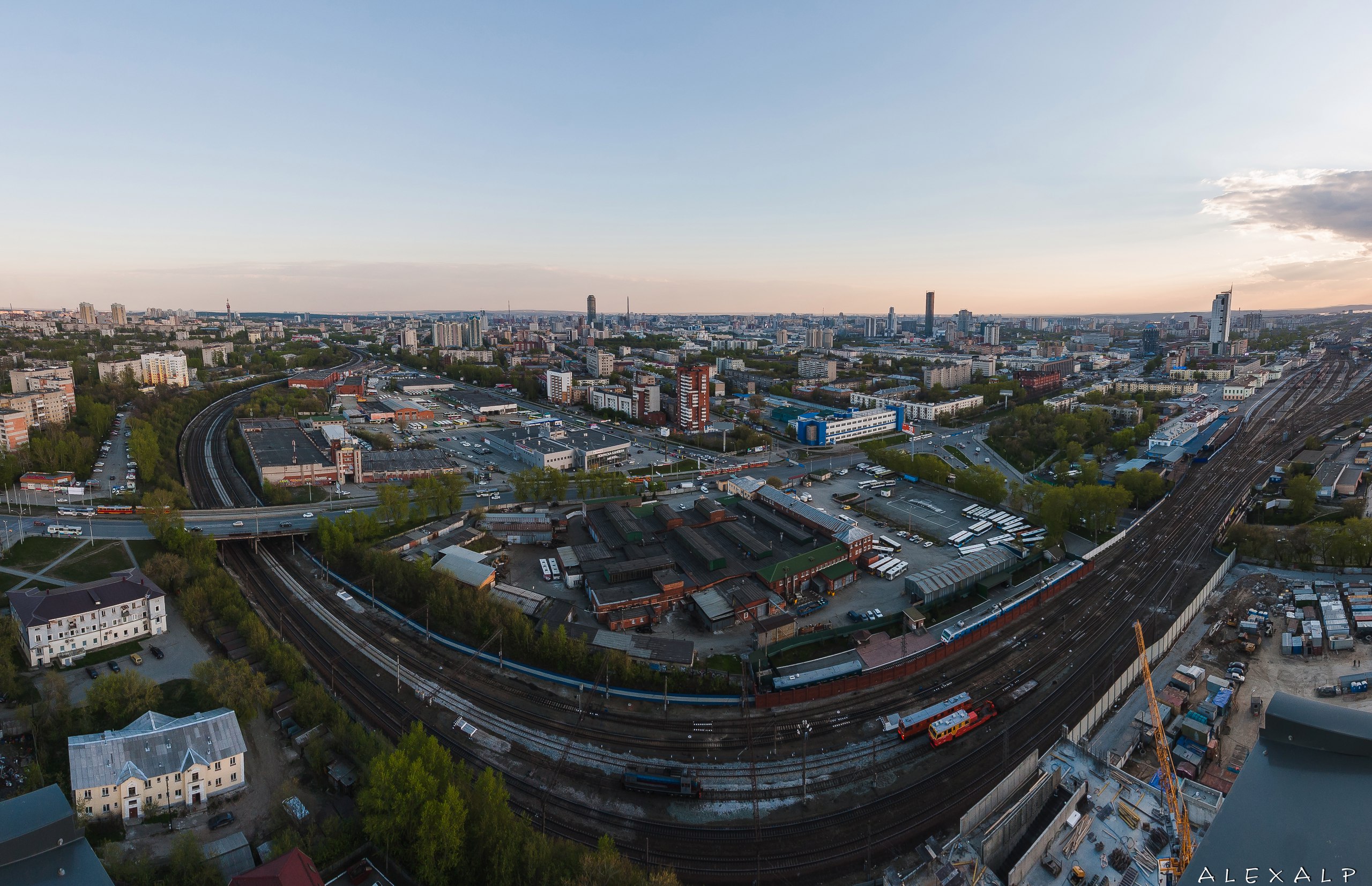 Жк триколор вид с крыши