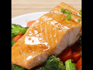 Лосось Терияки (One-Pan Teriyaki Salmon Dinner)