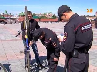 Велосипедные рейды полицейских Йошкар-Олы