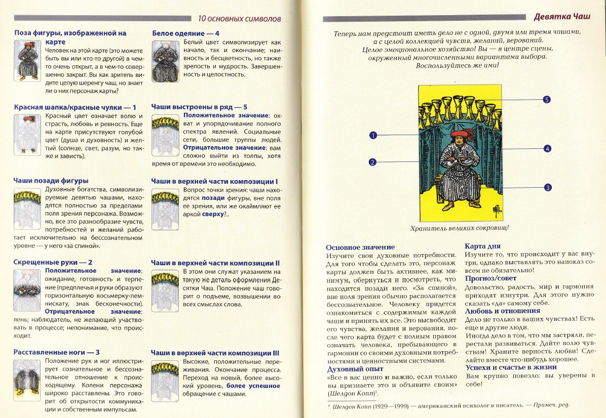 Обозначение карт таро уэйта с расшифровкой в картинках