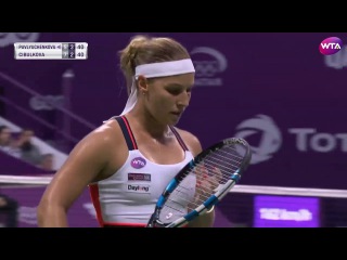 2017 Qatar Total Open Day 3 | Shot of the Day | Dominika Cibulkova