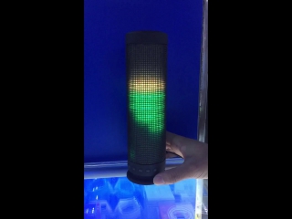 Wireless Bluetooth Portable Speaker with Dynamic LED Lights and HD Sound Support Hand-free Call and MP3 Player AUX/USB