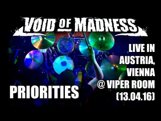 Eugene Ryabchenko - Void of Madness - Priorities (drum cam)