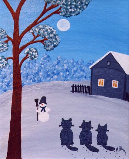 Рисунок красота зимы 2 класс