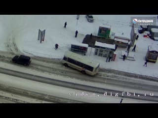 ДТП Бийск на Зеленом клине 12.01.2017