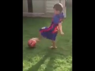 Manchester City headhunt 3 year old Jaxon Lal headhunted after his skills in the back garden