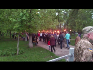 08.05.2016 Факельное шествие в Покотиловке