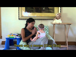 The Mouse That Liked to Clap - Baby Rhyme with Lyrics and Actions