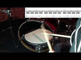 Двойные Парадиддлы. Акценты. (Double Paradiddles. Accents.)