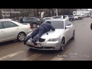 ДПС Центральной Азии: верхом на капоте