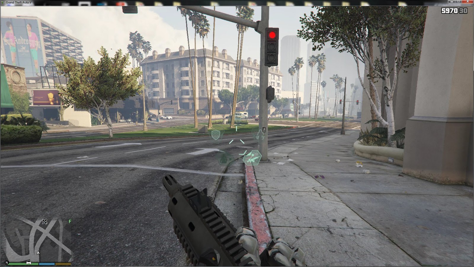 GTA V - Crysis script mod - Скриншот 1 GTA V - Crysis script mod - Скриншот 1