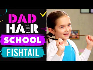 Making a Jagged Edge Fishtail Braid with Phil Morgese | Dad Hair School