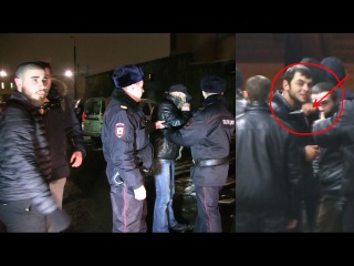 Лев Против - Нападение 15 хулиганов с ножом на активистов
