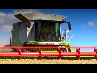 CLAAS,JOHN DEERE,CASE IH & NEW HOLLAND Combines/Mähdreschern - Harvest/Ernte 2016