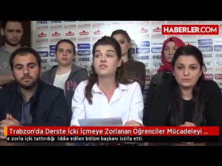 Trabzon'da Şarap Bahanesiyle Gelen Öğretim Görevlisi İstifası