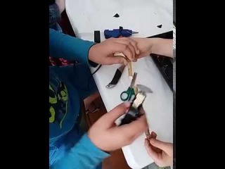 Как легко изготовить мини-пилу.Детский лагерь