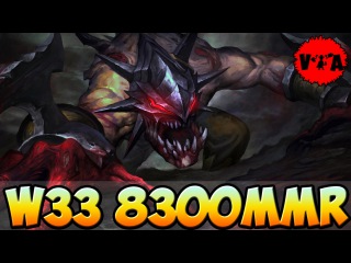 Dota 2 - w33 8300 Plays Lifestealer vol #2 - Ranked Match