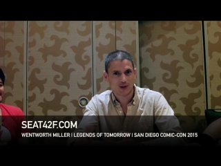 Wentworth Miller LEGENDS OF TOMORROW Comic Con 2015 Interview