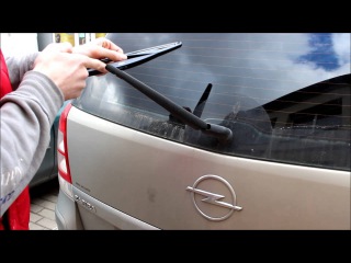 Opel Zafira B #Замена заднего дворника Lynx