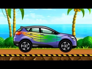 CAR WASH. CAR SPA. Cartoon about cars. АВТОМОЙКА. Внедорожник. Мультик Про Машинки.