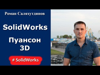 Урок SolidWorks. Создание детали Пуансон | Роман Саляхутдинов