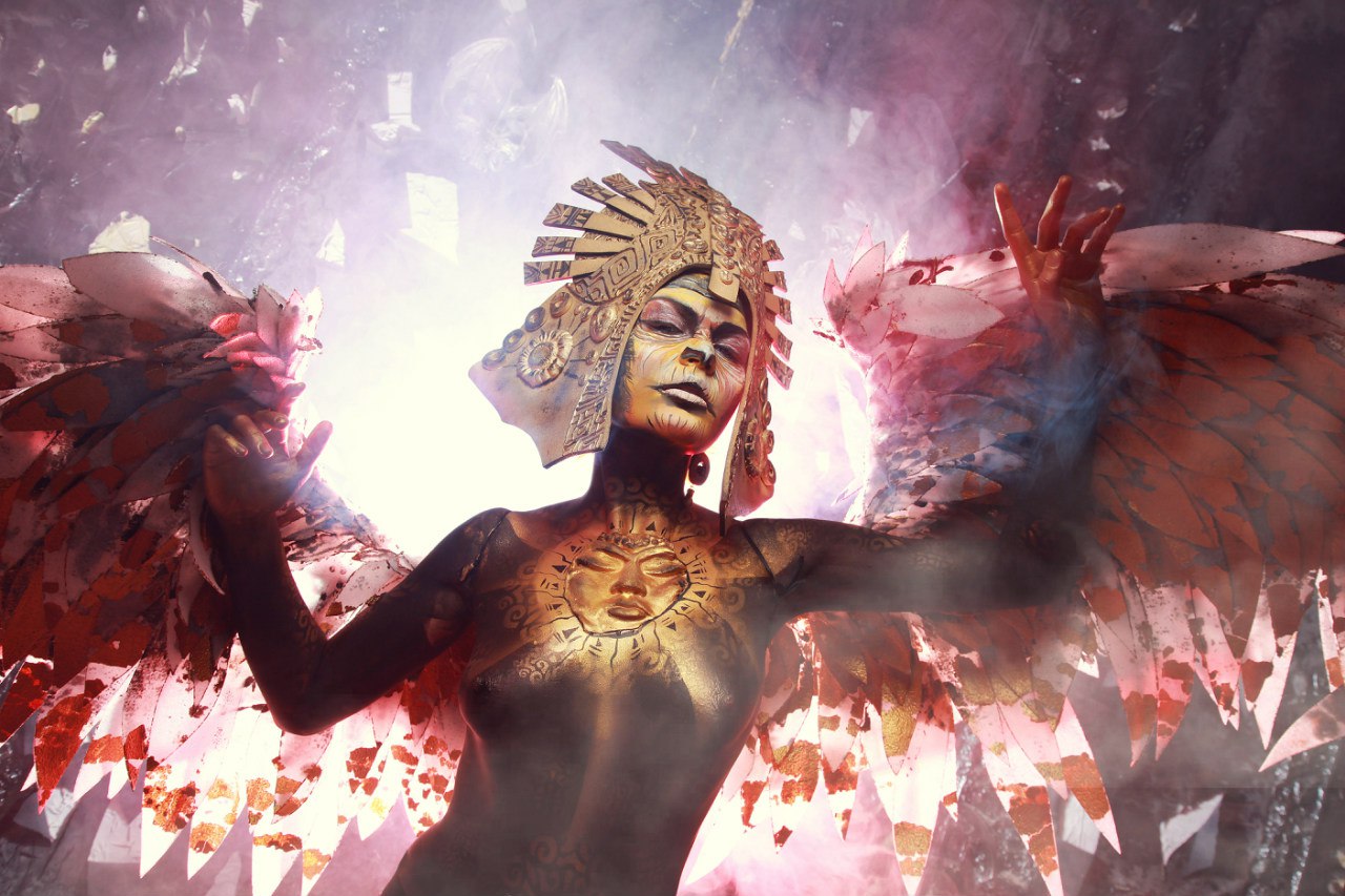 BODY ART - роспись красками для аэрографии Exmix