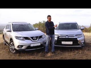Mitsubishi Outlander против Nissan X-Trail 2015. Игорь Бурцев