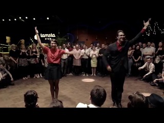 Arnas Jasiunas and Kamile Pundziute: Lindyhop.lt Kalėdos'15