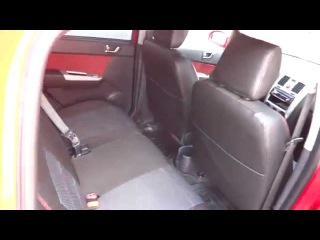 Качественные авточехлы на сиденья Hyndai Getz, красная нить