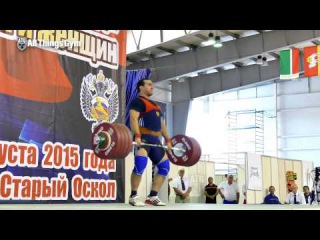 David Bedzhanyan 242kg Clean & Jerk 2015 Russian Weightlifting Championships