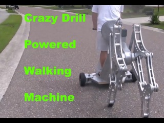 Diy project - homemade machine that walks