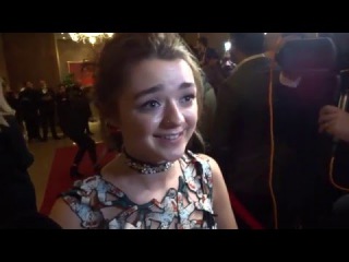 Interview: Maisie Williams at The 36th London Critics' Circle Film Awards