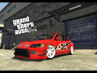 GTA 5 Mods : Mitsubishi Lancer Evolution Fast & Furious 3 (Митсубиси из Тройного Форсажа)
