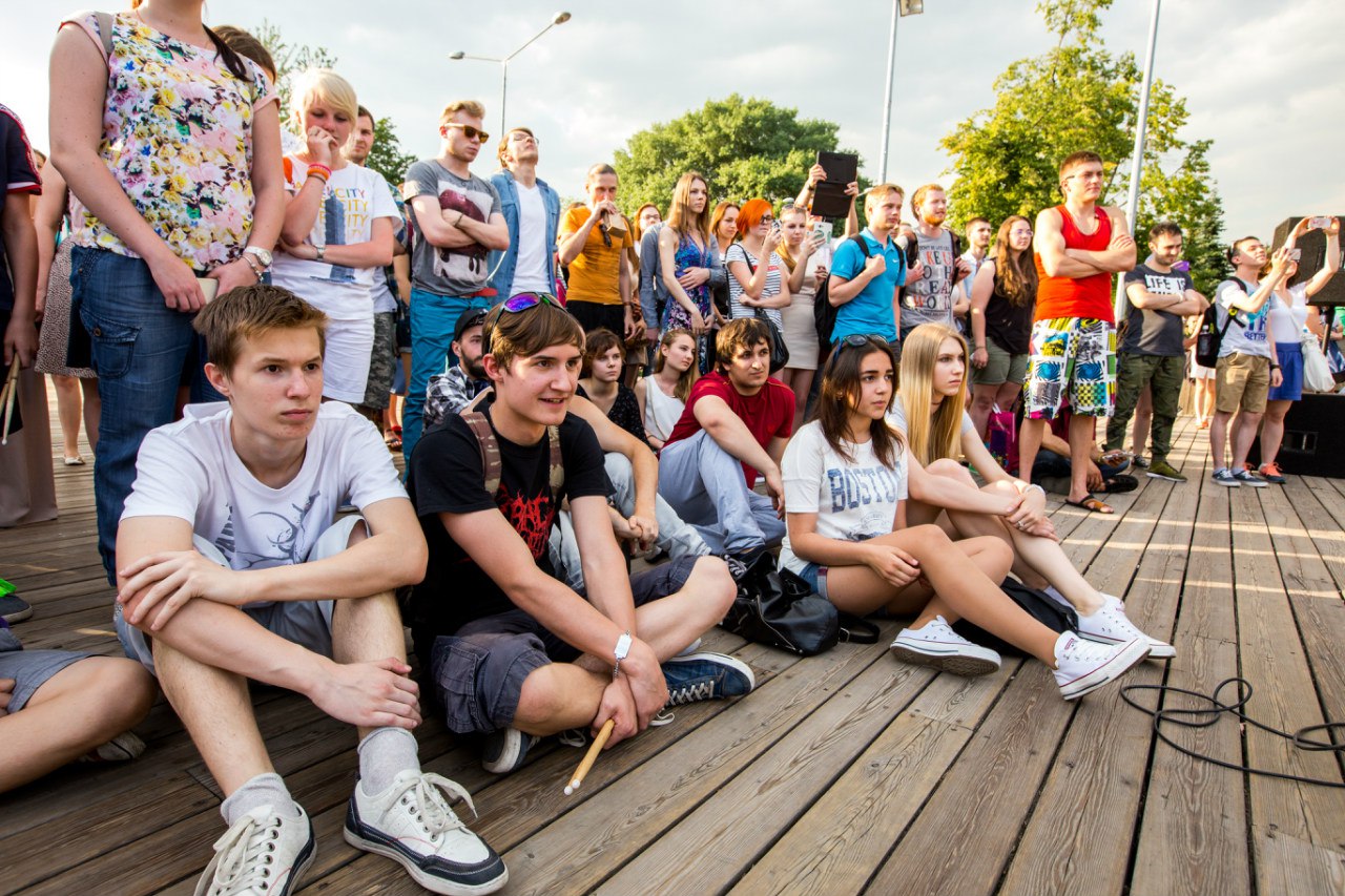 Участники парка горького