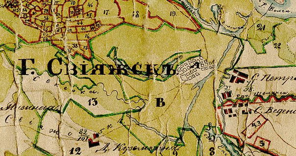 Старая карта чувашии