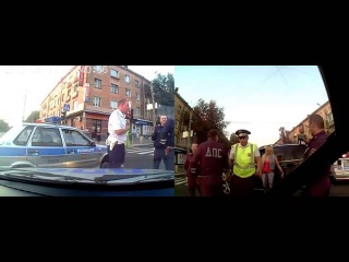 Погоня за девушкой на БМВ девушка от страха описалась Тверь 11 08 13