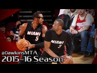 Dwyane Wade & Ama're Stoudemire Full Highlights 2016.02.02 at Rockets - 30 Pts Combined