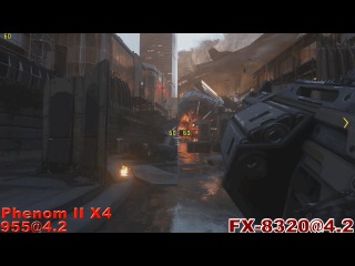 Phenom II X4 955@4.2 vs FX-8320@4.2 (GTX 980) 1080@60fps