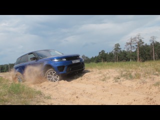 Range Rover Sport SVR и Land Cruiser 105 в песке