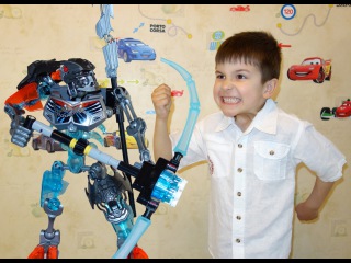 ЛЕГО Биониклы LEGO BIONICLE Sets 70791 70792 Skull Warrior Review Unboxing SanSanychTV for kids
