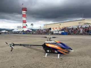 Alan Szabo Jr. ALIGN Trex 700E DFC 700E Hawaii Demo Pacific Aviation Museum 8/16/15