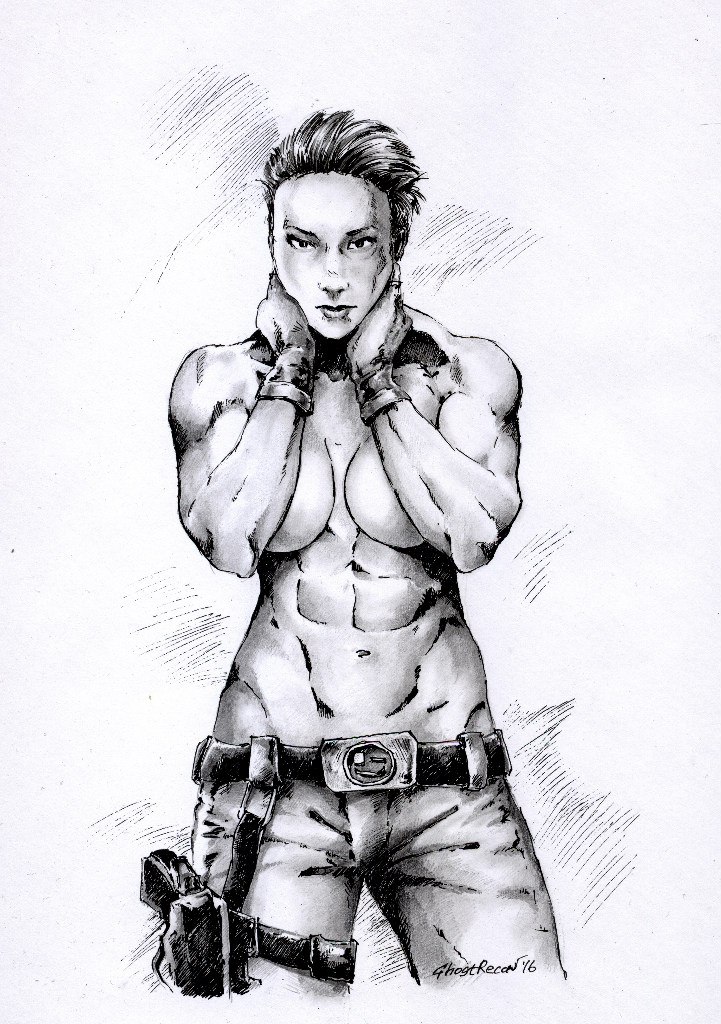 Артем из метро 2033 рисунок карандашом