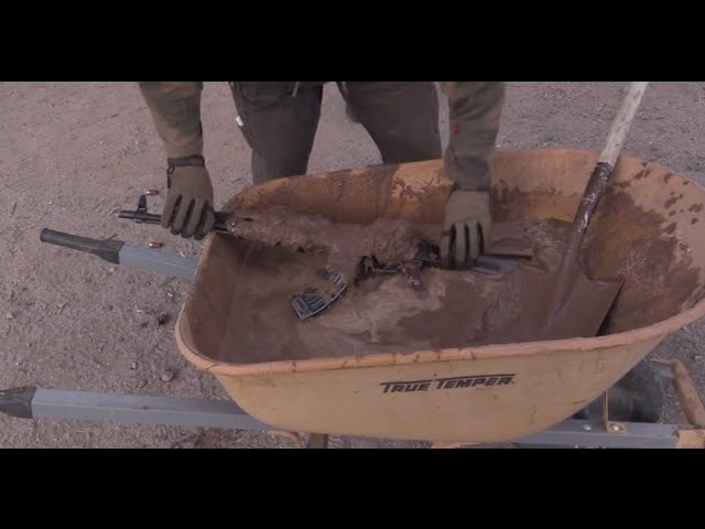 AK47 (AKM) Mud Test