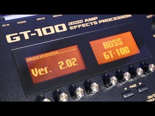 How To Update Your BOSS GT-100 to Version 2.0