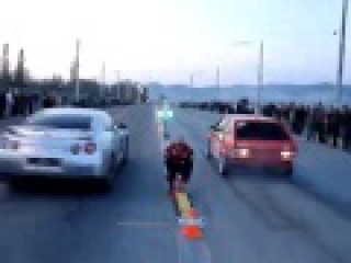 ВАЗ 2108 Турбо 4WD vs Nissan Skyline GT R 3 5 Для тех мудаков которые говорят что тазы не валят!!!