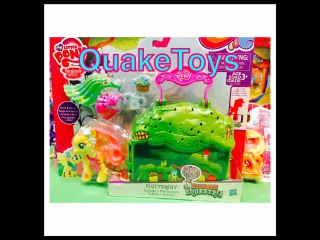 New My Little Pony Friendship is Magic Fluttershy Cottage Playset MLP FIM Fashions Zapcode